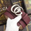 Replica Gucci Leather Belt With Double G Buckle