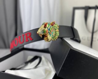 Wholesale Gucci L'aveugle Par Amour Logo Belt