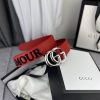 7 Star Gucci L'aveugle Par Amour Leather Belt