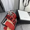 7 Star Gucci L'aveugle Par Amour Leather Belt