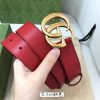 Replica Gucci Womens Silver Buckle Belt