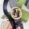 Replica Gucci Belt Black Green Red