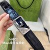 Replica Gucci Leather Belt Black