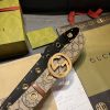 Replica Gucci Marmont Belt Black