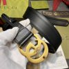 Replica Gucci Wide Leather Belt