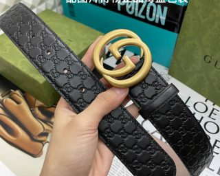 Replica Gucci Web Belt With G Buckle