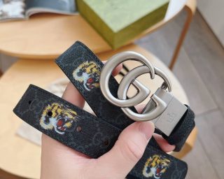 Knockoff Gucci GG Marmont Logo Belt