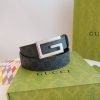 7 Star Gucci GG Supreme Leather Belt