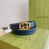 7 Star Gucci Memorable Buckle Leather Belt