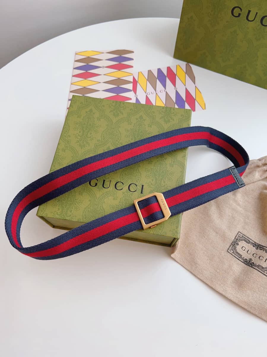 Replica Gucci Silver GG Belt