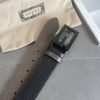 Replica Gucci Black GG Belt