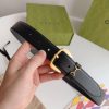 Replica Gucci Leather Belt With Web