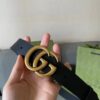 Replica Gucci Snake Belt Black