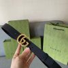 Replica Gucci Snake Belt Black