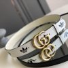 7 Star Adidas x Gucci Leather Belt