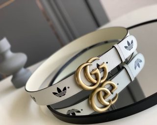 7 Star Adidas x Gucci Leather Belt