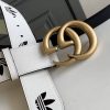 7 Star Adidas x Gucci Leather Belt