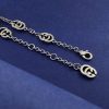 Replica Gucci Silver Bracelet With Interlocking G