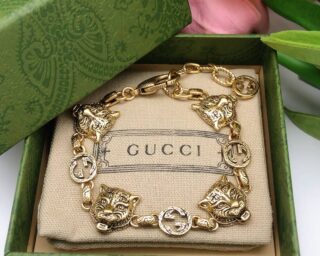 Replica Gucci Charm Bracelet Silver