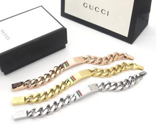 Replica Gucci Mens Silver Bracelet