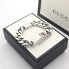 Replica Gucci Mens Silver Bracelet