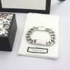 Replica Gucci Mens Silver Bracelet