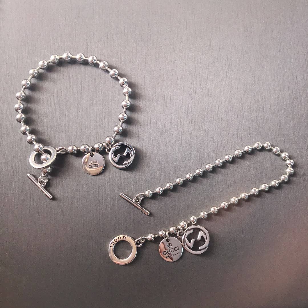 Replica Gucci Horsebit Bracelet Silver