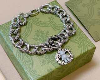 Replica Gucci Bamboo Bracelet Silver