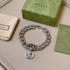 Replica Gucci Bamboo Bracelet Silver