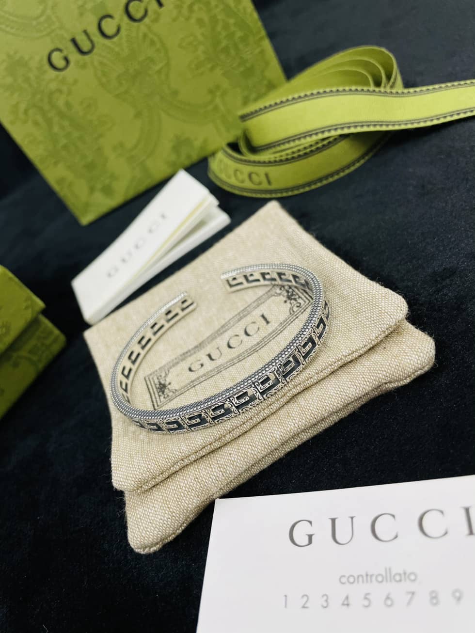 Replica Gucci Interlocking G Silver Bracelet