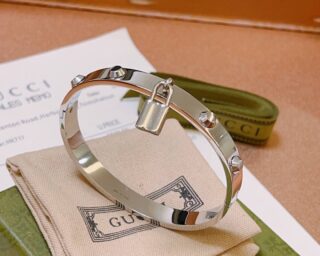 Replica Gucci Horsebit Bracelet Gold