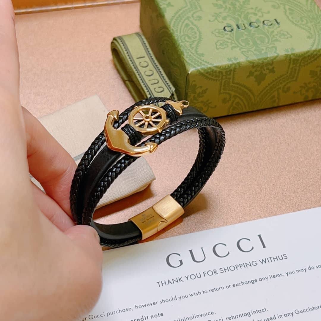 Replica Gucci Charm Bracelet Silver