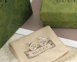 Replica Gucci Hoop Earrings Silver