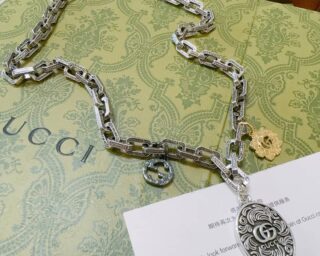 Replica Gucci Silver Necklace