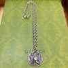 Replica Gucci Silver Heart Necklace