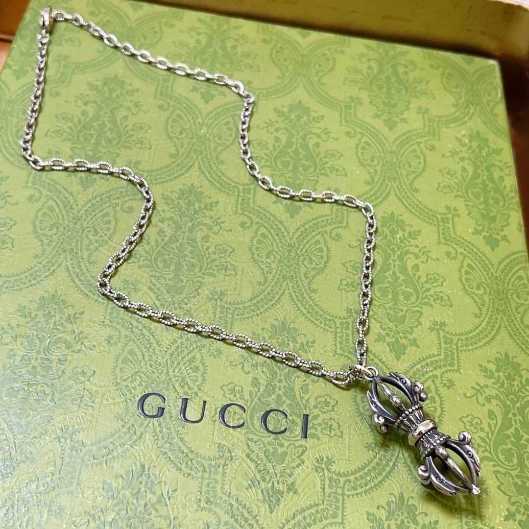 Replica Gucci Silver Chain Necklace