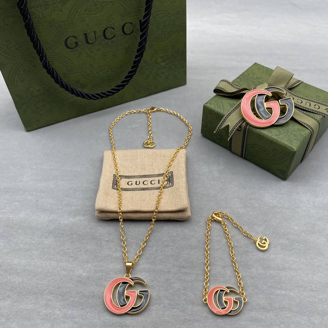 Replica Gucci Double G Necklace