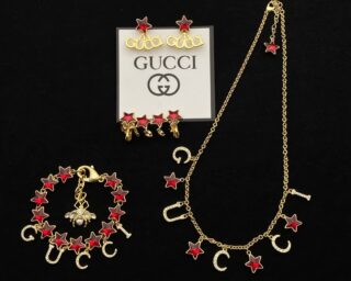 Replica Gucci Red Heart Necklace