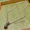 Replica Gucci Interlocking Necklace Silver