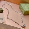 Replica Gucci Interlocking G Silver Necklace