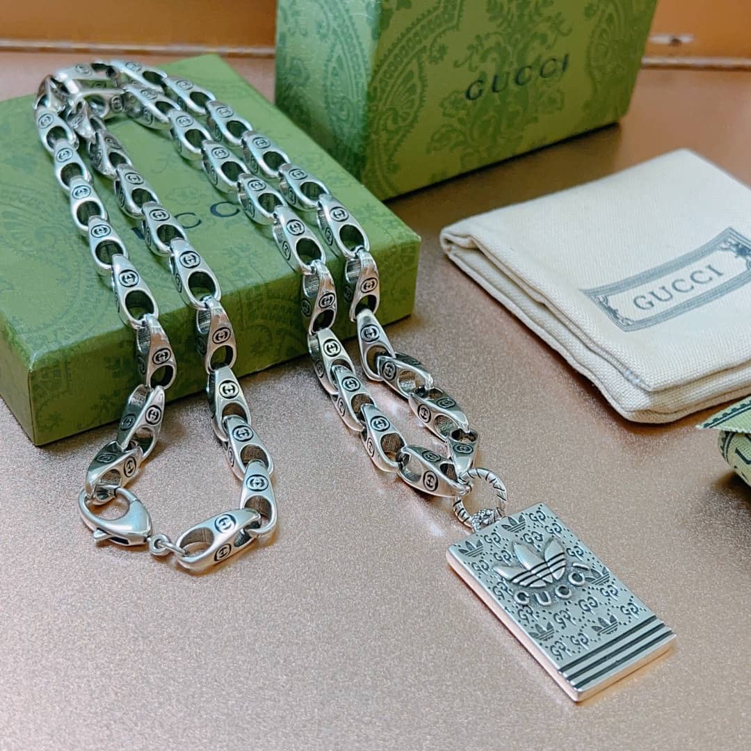 Replica Gucci Silver Necklace