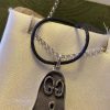 Replica Gucci Silver Heart Necklace