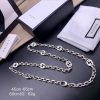 Replica Gucci Link Chain Necklace Silver