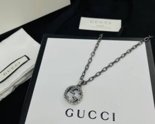 Replica Gucci Sterling Silver Necklace