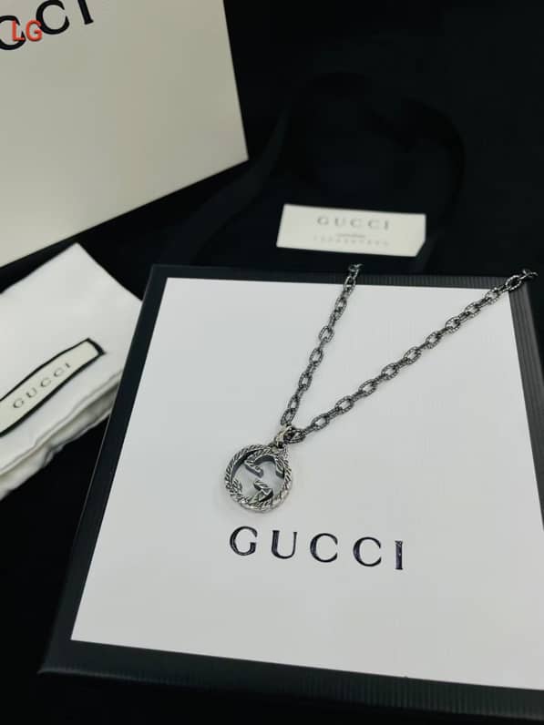 Replica Gucci Sterling Silver Necklace