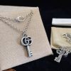 Replica Gucci White Gold Necklace