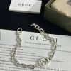 Replica Gucci Silver Necklace With Interlocking G