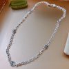 Replica Gucci Interlocking Necklace Silver