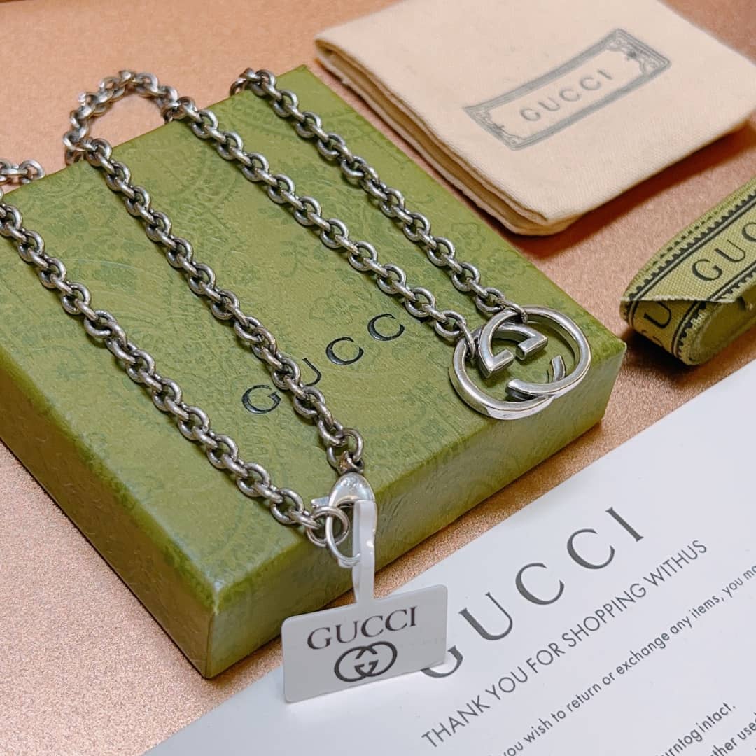 Replica Gucci Link Necklace Gold