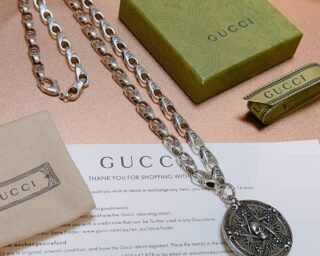 Replica Gucci Boule Silver Necklace